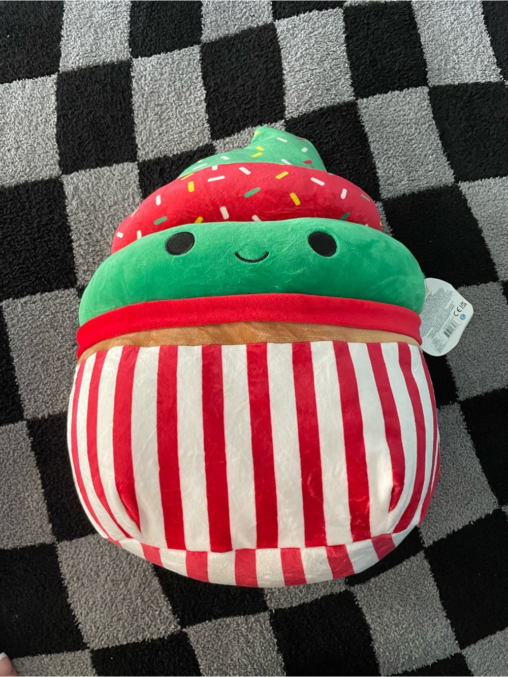 Squishmallows Christmas cupcake